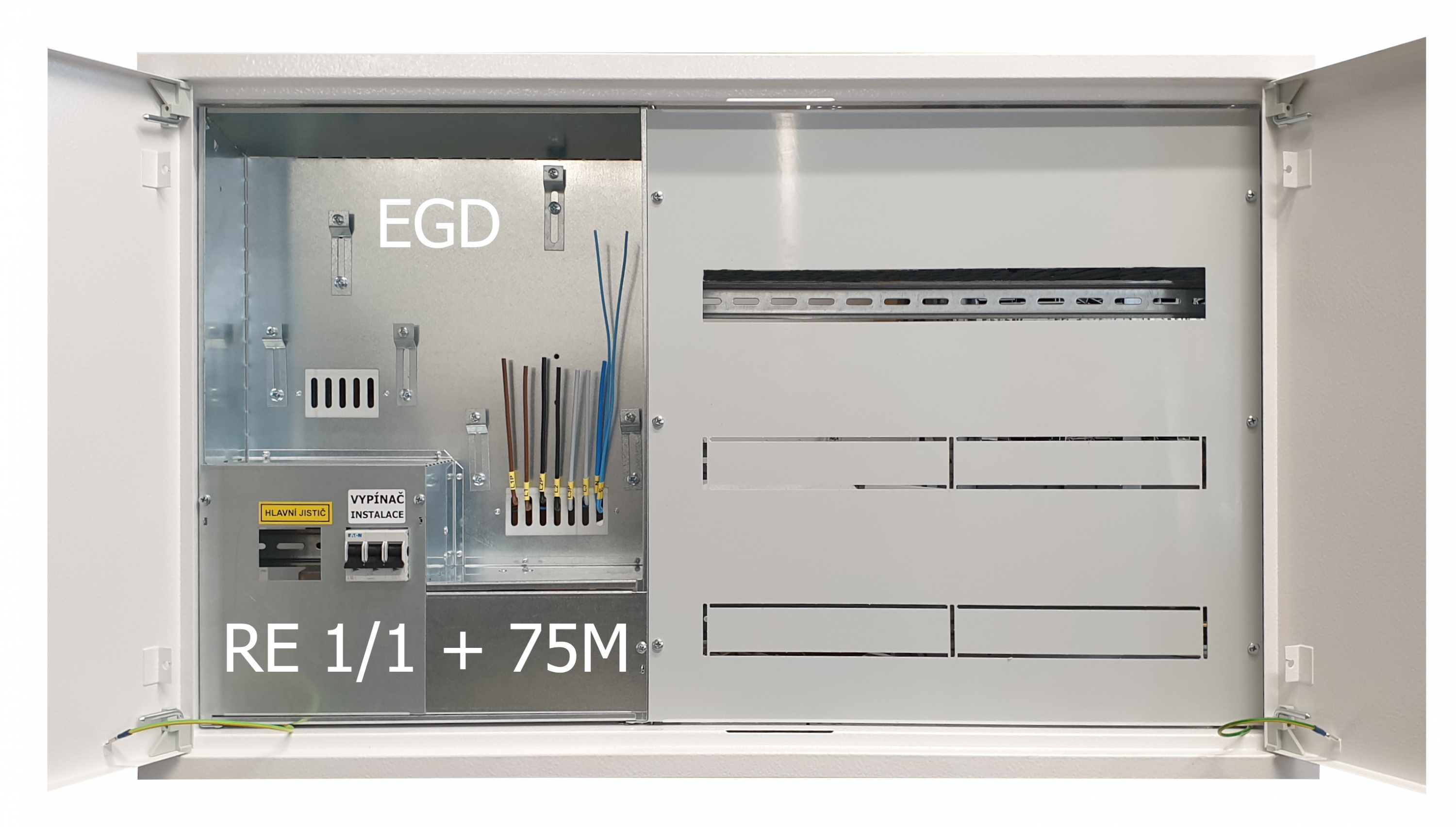 Elektroměrové rozvaděče RE 1/1 + 108M podruž. část